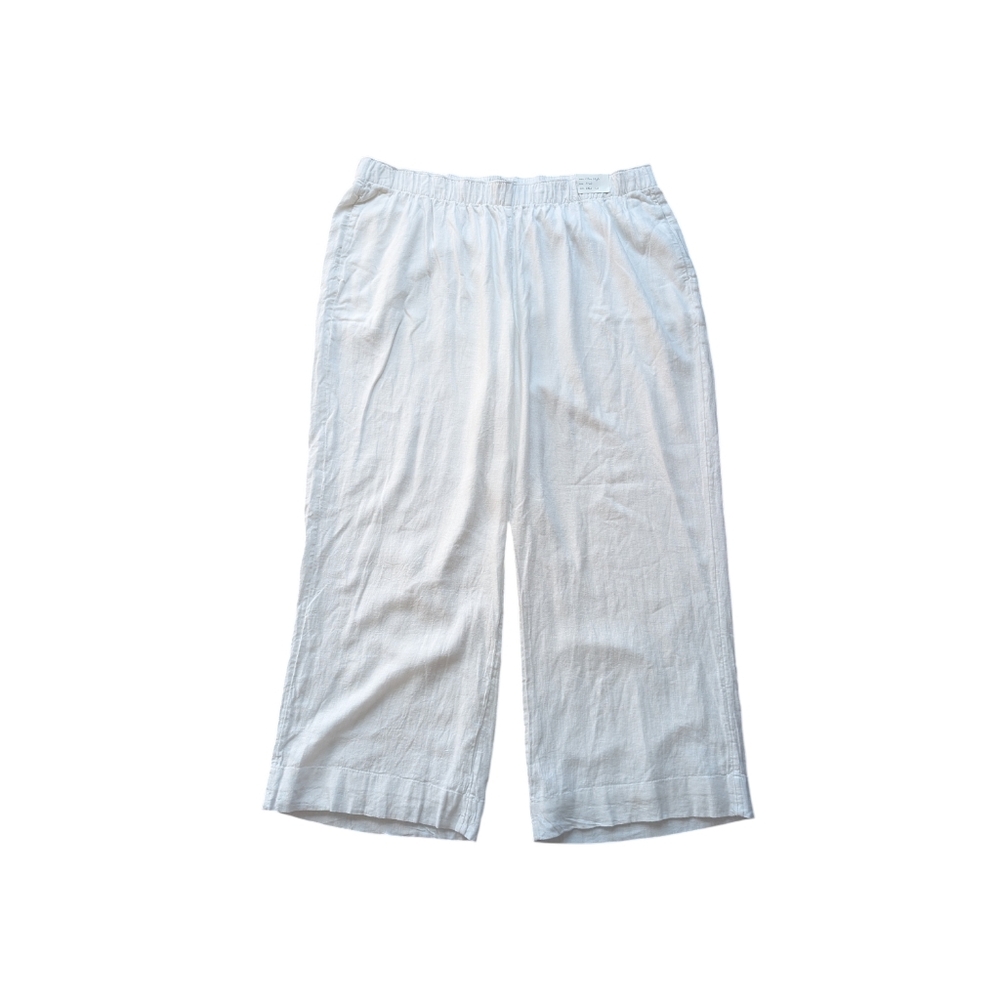 Abercrombie Ultra High Rise Linen Blend Pants NWT